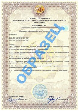 Приложение 1 Михайловск Сертификат ГОСТ РВ 0015-002